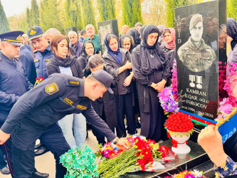 Şirvanda Vətən müharibəsi şəhidi Kamran Fərəcovun xatirəsi anılıb.