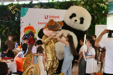 Unibank şəhid və qazi övladları üçün Şirvanda bayram tədbiri keçirib