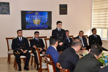 Prokurorluq işçilərinin peşə bayramı qeyd olunub.