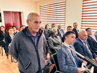 Şirvan Şəhər İcra Hakimiyyətinin başçısı İlqar Abbasov  növbəti səyyar görüş keçirib.