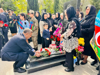 Şirvanda Vətən müharibəsi şəhidi Həsən Həsənovun xatirəsi anılıb.