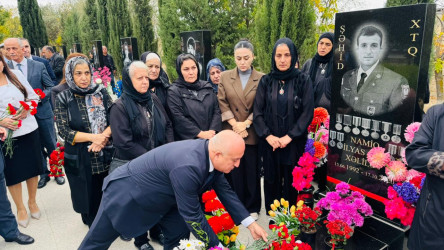 Şirvanda Vətən müharibəsi şəhidi Namiq Xəlilovun xatirəsi anılıb.