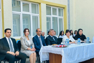 Şirvan Şəhər İcra Hakimiyyətinin başçısı İlqar Abbasov “Son zəng” tədbirində iştirak edib.