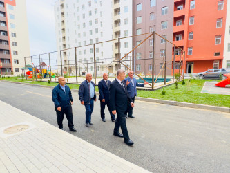 Şəhər İcra Hakimiyyətinin başçısı İlqar Abbasov  MİDA “Yeni Şirvan” Yaşayış Kompleksində görülən işlərin gedişi ilə tanış olub.