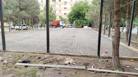 Şirvanda “Şəhərsalma və Memarlıq İli” çərçivəsində görülən abadlıq işləri davam etdirilir.