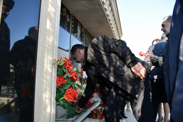 Vətən müharibəsinin şəhidi Amal Alışanlının doğum günü münasibətilə xatirə tədbiri keçirilib.