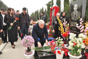 Şəhid baş leytenant Fuad Bağırovun anım günü qeyd edilib.