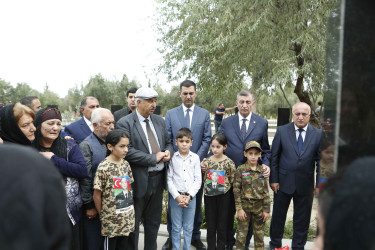 Şirvanda Vətən müharibəsi şəhidi Asif Qəribovun xatirəsi anılıb.