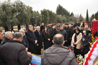 Şəhid baş leytenant Fuad Bağırovun anım günü qeyd edilib.