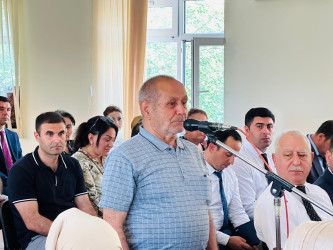 Şirvan Şəhər İcra Hakimiyyətinin başçısı İlqar Abbasov növbəti səyyar görüş keçirib.