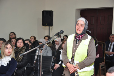 Şəhər İcra Hakimiyyətinin başçısı İlqar Abbasov növbəti səyyar görüş keçirib.