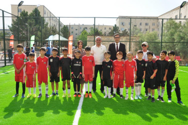 Şirvanda yeni idman zonası istifadəyə verilib.