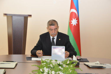 Şirvan Səhər İcra Hakimiyyətinin başçısı İlqar Abbasov vətəndaş qəbulu keçirib.