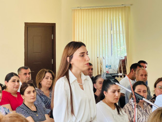 Şirvan Şəhər İcra Hakimiyyətinin başçısı İlqar Abbasov növbəti səyyar görüş keçirib.