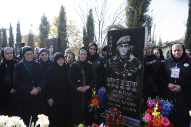 Vətən müharibəsi şəhidi Şəhriyar İsmayılzadənin anım günü qeyd edilib.