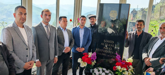 Vətən müharibəsi şəhidi Amal Alışanlının anım günü qeyd edilib.