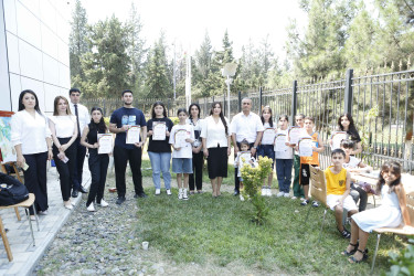 Şirvanda Beynəlxalq Gənclər Gününə həsr olunmuş rəsm müsabiqəsi təşkil olunub.