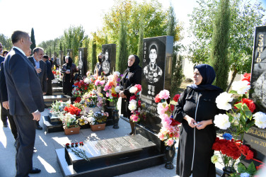 Şirvanda Vətən müharibəsinin şəhidi Məharət Həsənovun doğum günü qeyd edilib.