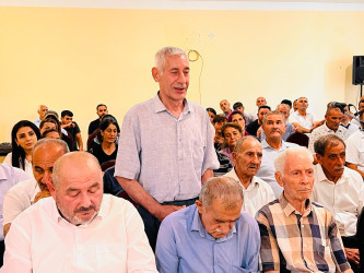 Şirvan Şəhər İcra Hakimiyyətinin başçısı İlqar Abbasov növbəti səyyar görüş keçirib.