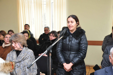 Bayramlı qəsəbəsində səyyar görüş keçirilib.