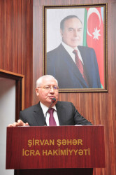 Şirvanda ötən ilin yekunları ilə bağlı hesabat yığıncağı keçirilib.