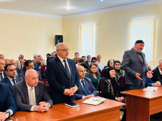Şirvan Şəhər İcra Hakimiyyətinin başçısı İlqar Abbasov növbəti səyyar görüş keçirib.