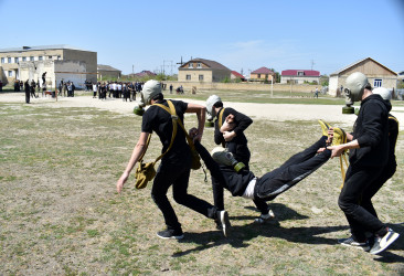 Orta ümumtəhsil məktəblərinin VIII-X sinif şagirdləri arasında “Şahin” hərbi-idman oyunlarının şəhər birinciliyi keçirilib.