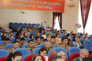 Şirvanda Zəfər Günü münasibətilə konsert proqramı təşkil olunub.