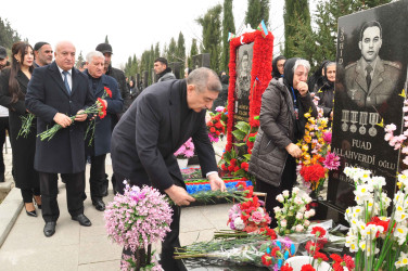 Şəhid baş leytenant Fuad Bağırovun anım günü qeyd edilib.