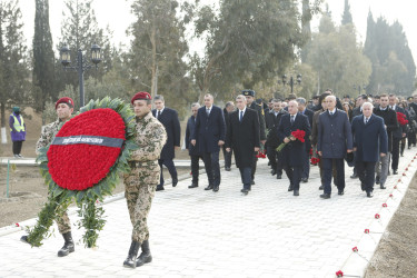 Şirvanda 20 Yanvar faciəsinin 33-cü ildönüm münasibətilə Ulu öndər Heydər Əliyevin və şəhidlərin əziz xatirəsi yad edilib.