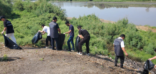 Şirvanda növbəti təmizlik aksiyası keçirilib