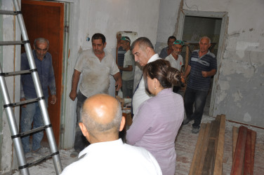 Şirvanda “Şəhərsalma və Memarlıq İli” çərçivəsində görülən abadlıq işləri davam etdirilir.