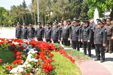 Şirvanda Ümummilli lider, Ulu Öndər Heydər Əliyevin anadan olmasının 103 illiyi münasibətilə xatirəsi anılıb.