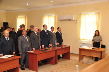 Şəhər İcra Hakimiyyətinin başçısı İlqar Abbasov növbəti səyyar görüş keçirib.