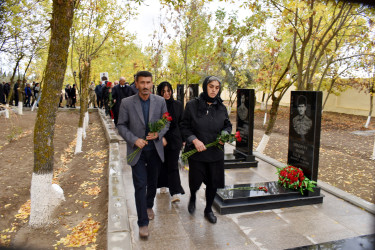 Şirvanda Vətən müharibəsinin şəhidi Kamran İlqar oğlu Fərəcovun anım günü qeyd olunub.