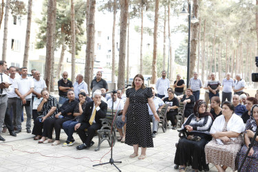 Şirvan Şəhər İcra Hakimiyyətinin başçısı İlqar Abbasov sakinlərlə növbəti səyyar görüş keçirib 02.09.2023