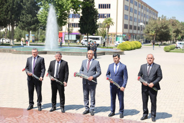 Şirvanda Ümummilli lider, Ulu Öndər Heydər Əliyevin anadan olmasının 102-ci ildönümünə həsr olunmuş tədbir keçirilib.