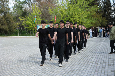 Şirvanda “Şahin” hərbi-idman oyunları üzrə şəhər birinciliyi keçirilib.