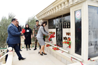 Vətən müharibəsinin şəhidi Alışanlı Amal Seyfəddin oğlunun xatirəsi anılıb.