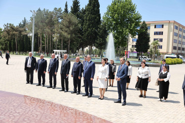 Şirvanda Ümummilli lider, Ulu Öndər Heydər Əliyevin anadan olmasının 102-ci ildönümünə həsr olunmuş tədbir keçirilib.