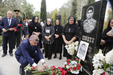 Vətən müharibəsi şəhidi Nicat Hüseynovun anım günü qeyd edilib.