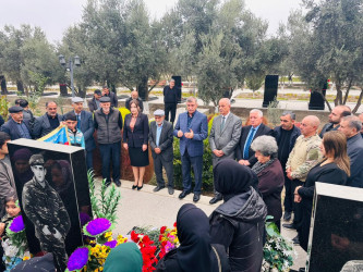 Şirvanda Vətən müharibəsi şəhidi Şəhriyar İsmayılzadənin xatirəsi anılıb.