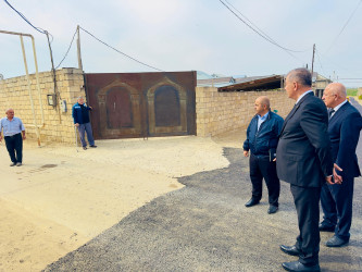 Şirvanda küçələrin asfaltlanması işləri davam etdirilir.