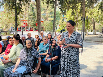 Şirvan Şəhər İcra Hakimiyyətinin başçısı İlqar Abbasov sakinlərlə növbəti səyyar görüş keçirib.