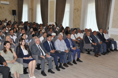 Yeni Azərbaycan Partiyası Şirvan şəhər təşkilatının təsis olunmasının 33 illiyinə həsr olunmuş tədbir keçirilib.
