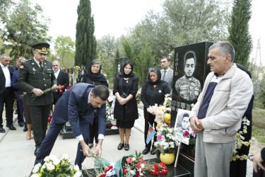 Vətən müharibəsi şəhidi Cavid Məmmədlinin anım günü qeyd edilib.