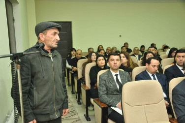 Şəhər İcra Hakimiyyətinin başçısı İlqar Abbasov növbəti səyyar görüş keçirib.