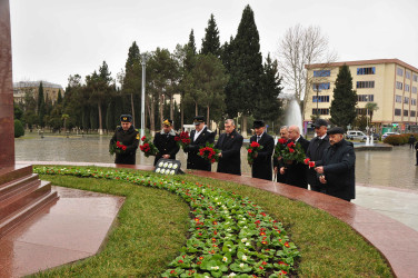 20 Yanvar faciəsinin 36-cı ildönümü Şirvan şəhərində silsilə tədbirlərlə qeyd olunub.