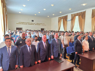 Şirvanda 15 İyun – Milli Qurtuluş Gününə həsr olunmuş tədbir keçirilib.