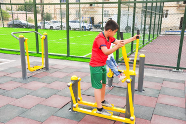 Şirvanda yeni idman zonası istifadəyə verilib.